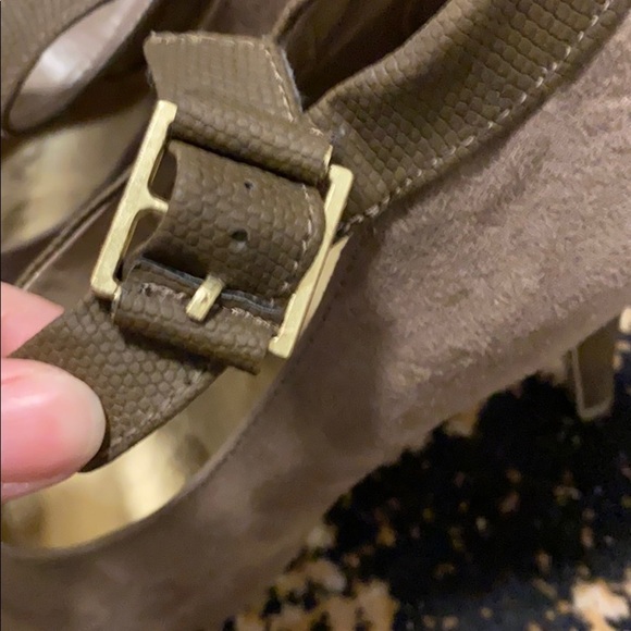 Penny loves Kenny Square toe taupe high heel - Picture 6 of 8